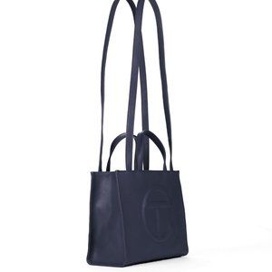 Telfar Medium Navy Shopping Bag NWT